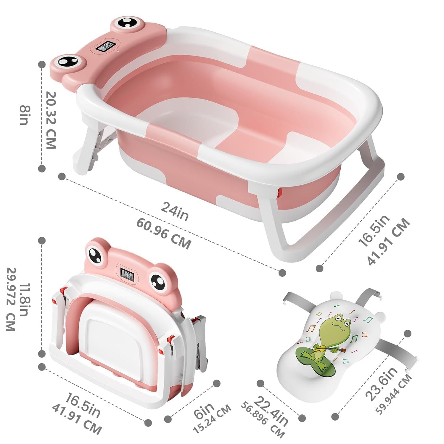 Baby Bathtub , Foldable Baby Bath Tub