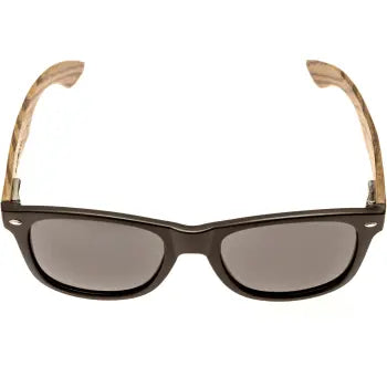 Zebra Wood Classic Style Sunglasses