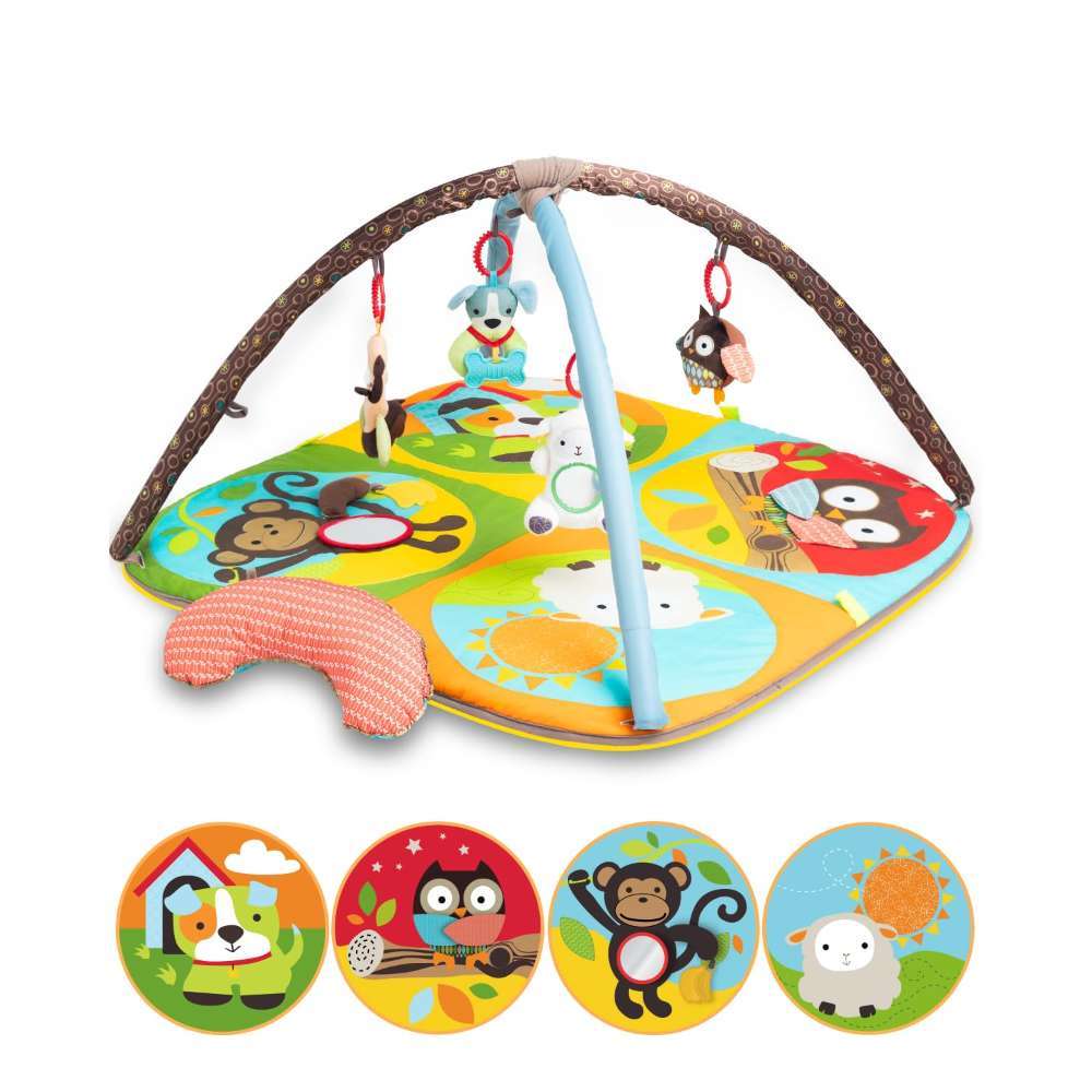 Keeygo Baby Play Mat Zoo Theme Sensory Infant Toys