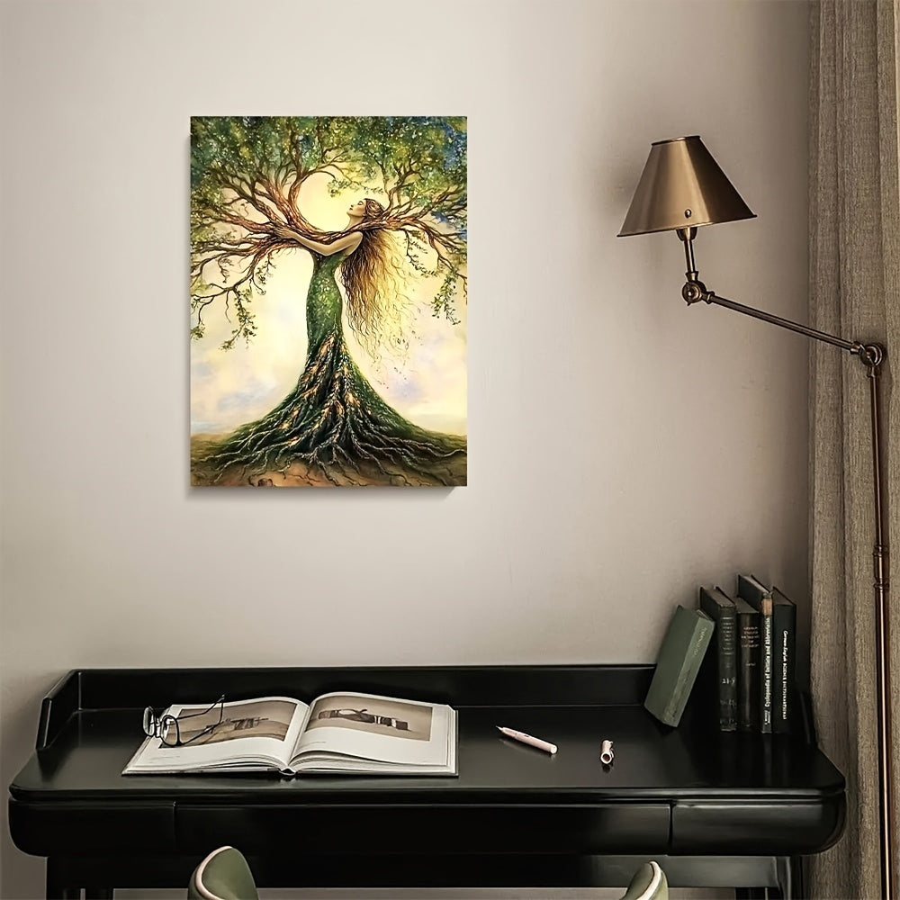 Room Decor 1pc Tree Of Life Canvas Art Print