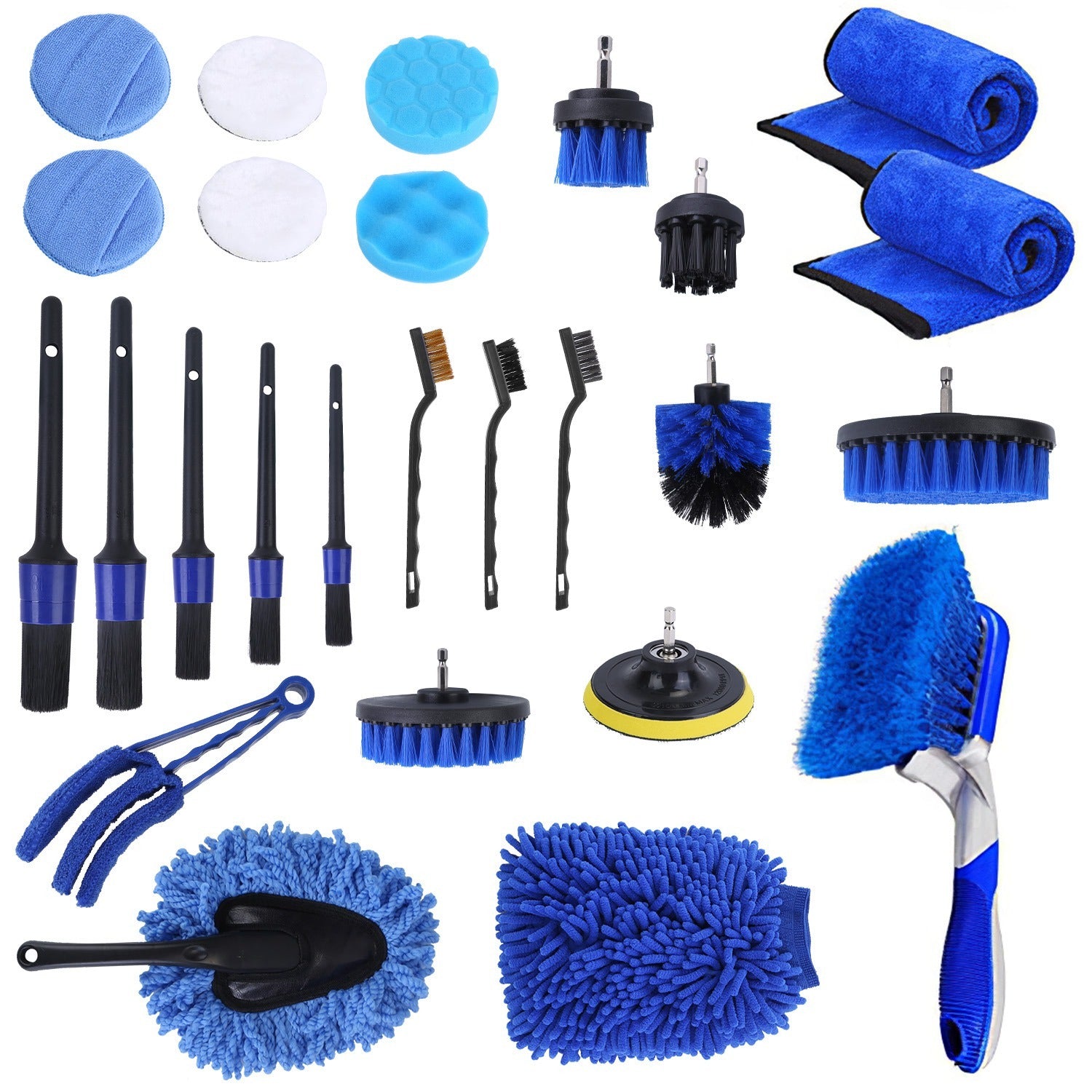 26Pcs Car Detailing Brush Kit