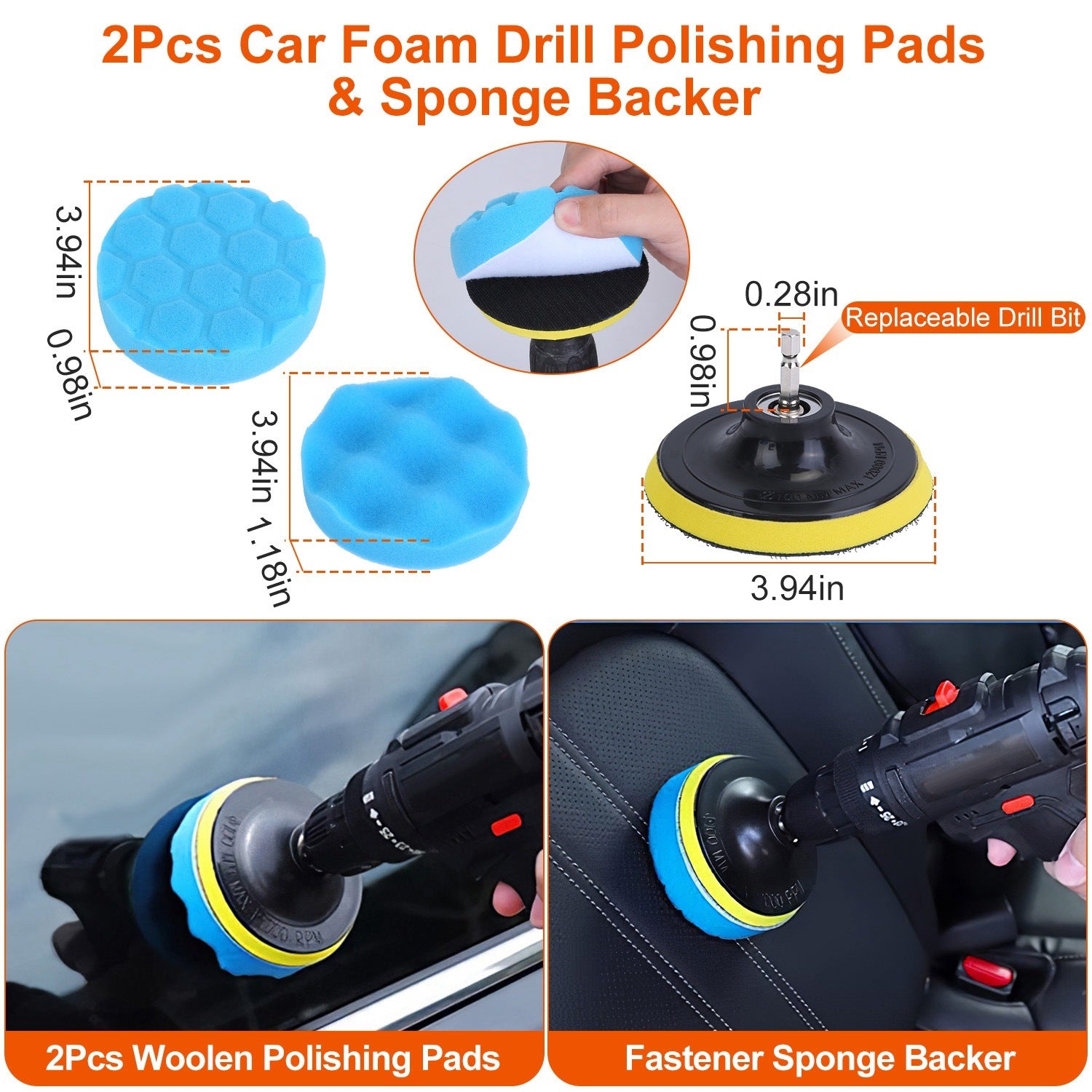 26Pcs Car Detailing Brush Kit