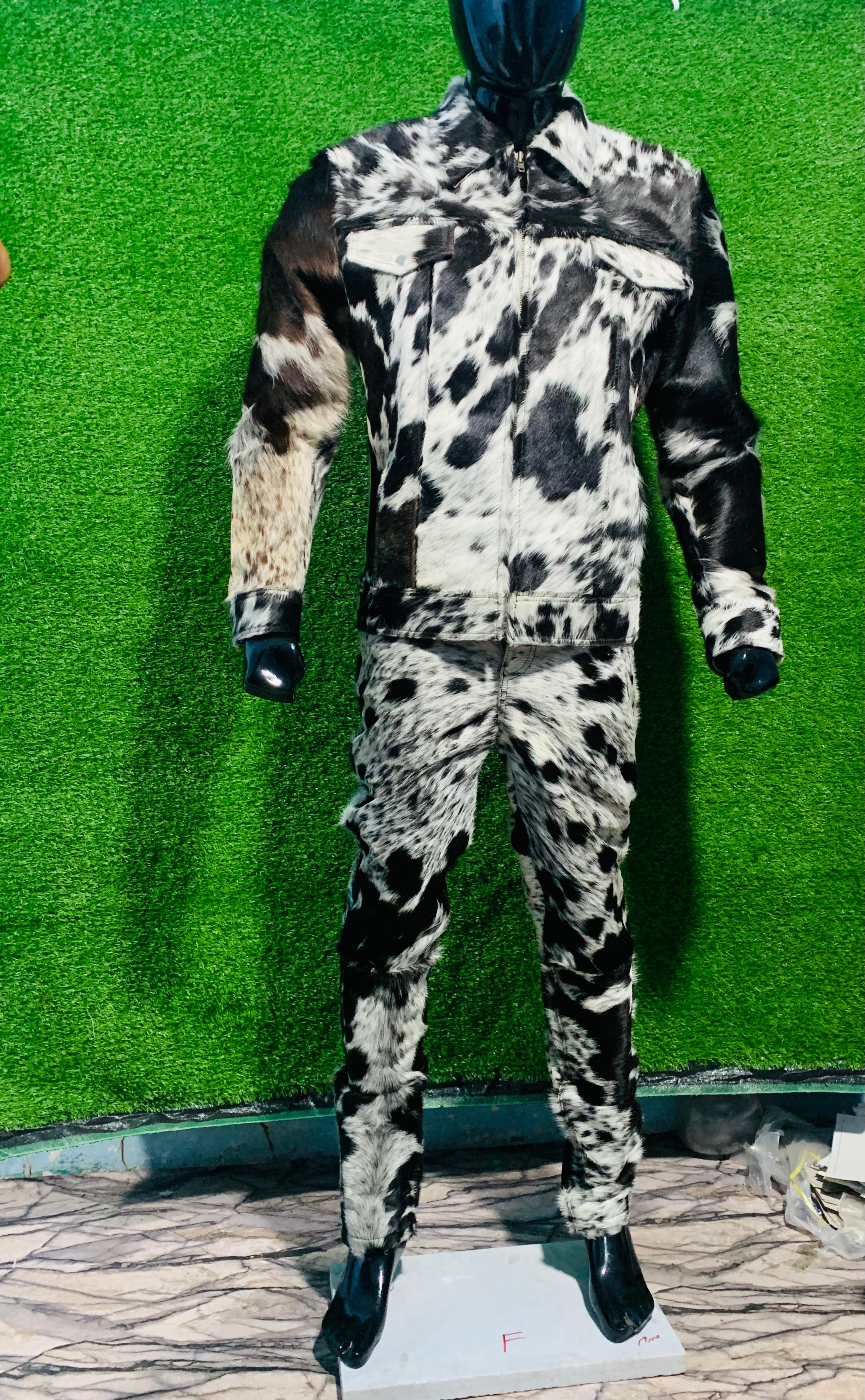 cowhide hair on leather jacket handmade full grain cowskin jacket pony skin leather jacket cowboy jacket western leather jacket