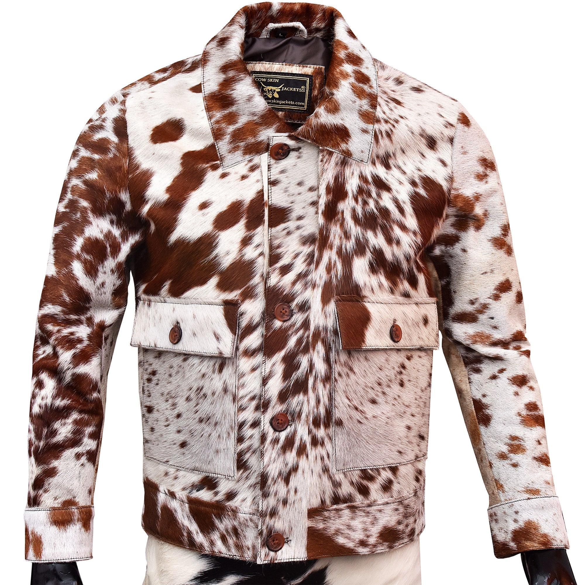 full grain cowhide leather jacket pony skin western leather jacket boho leather jacket