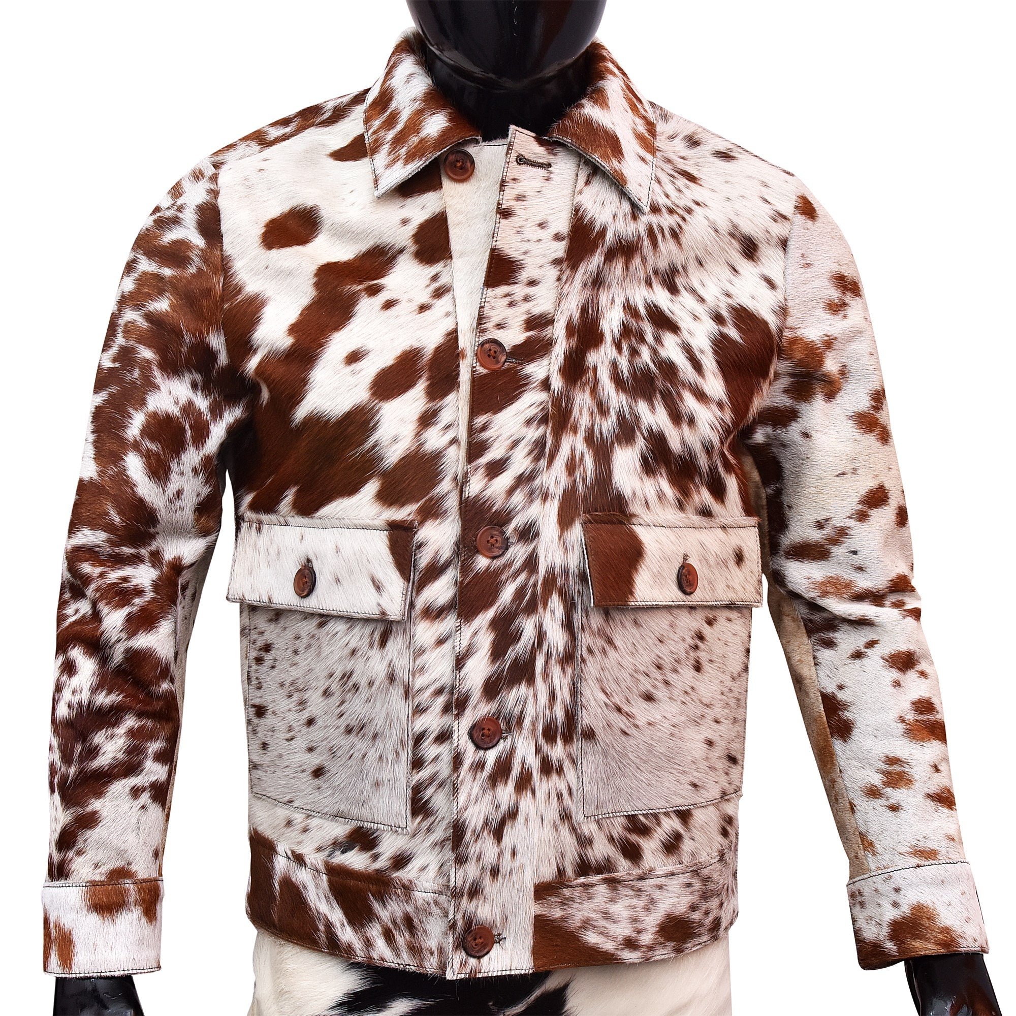 full grain cowhide leather jacket pony skin western leather jacket boho leather jacket