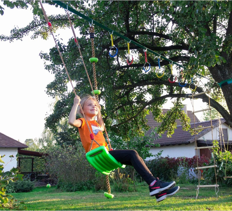 Swing Seat Green For Kids And Adults With Length Control