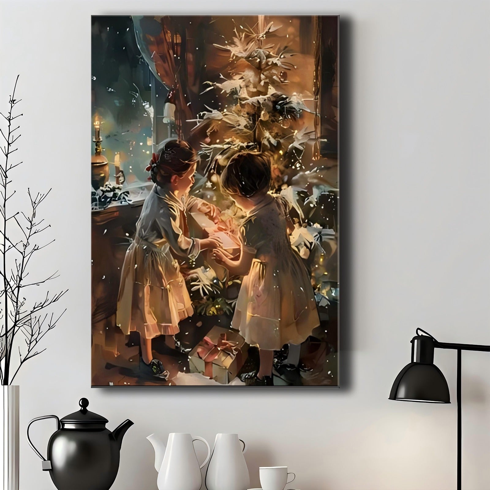 Wrapped Canvas Painting Wall Decor Living Room