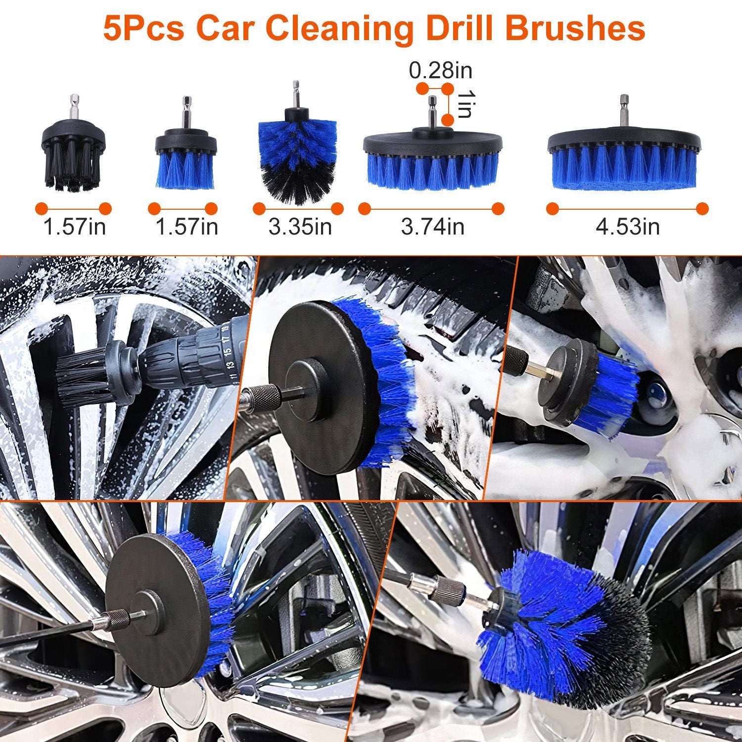 26Pcs Car Detailing Brush Kit