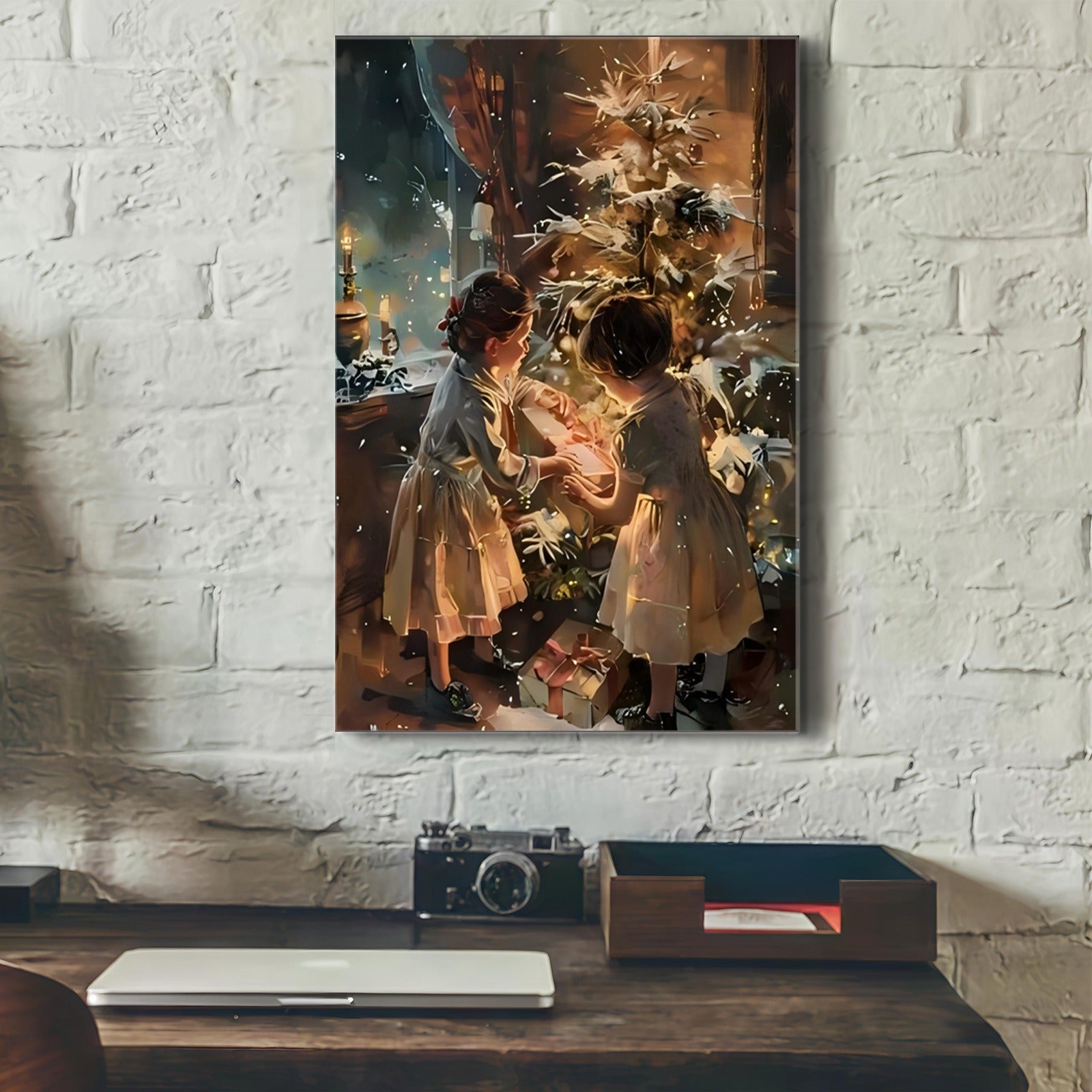 Wrapped Canvas Painting Wall Decor Living Room