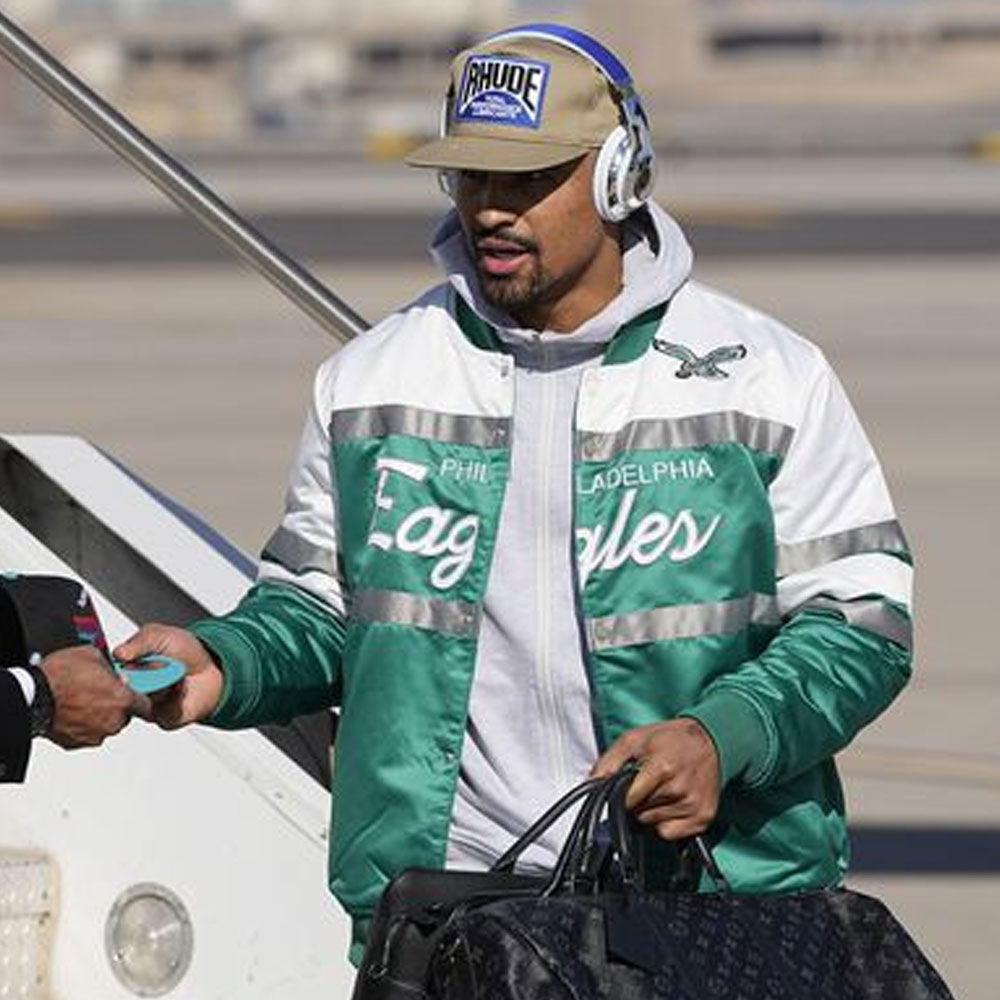 Jalen Hurts Philadelphia Eagles Script Jacket